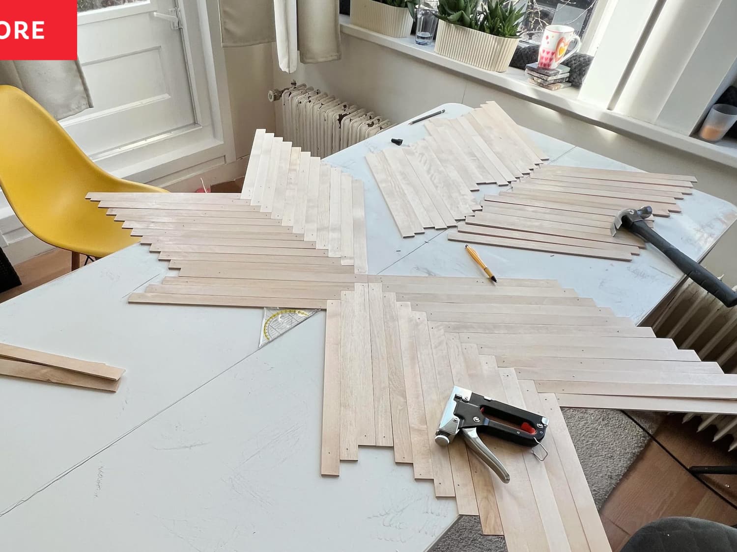 Ikea outlet hardwood desktop